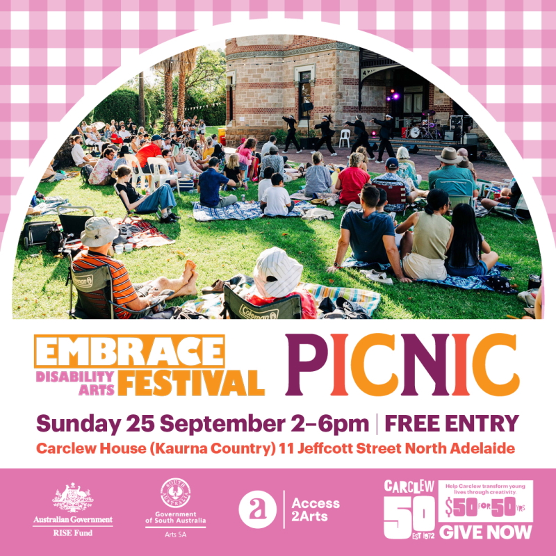 Graphic of event details for Embrace Picnic